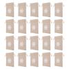 20pcs Burlap Bags Burlap Gift Bags Snowflake Burlap Pouches with Drawstring for Crafts Candy Party F