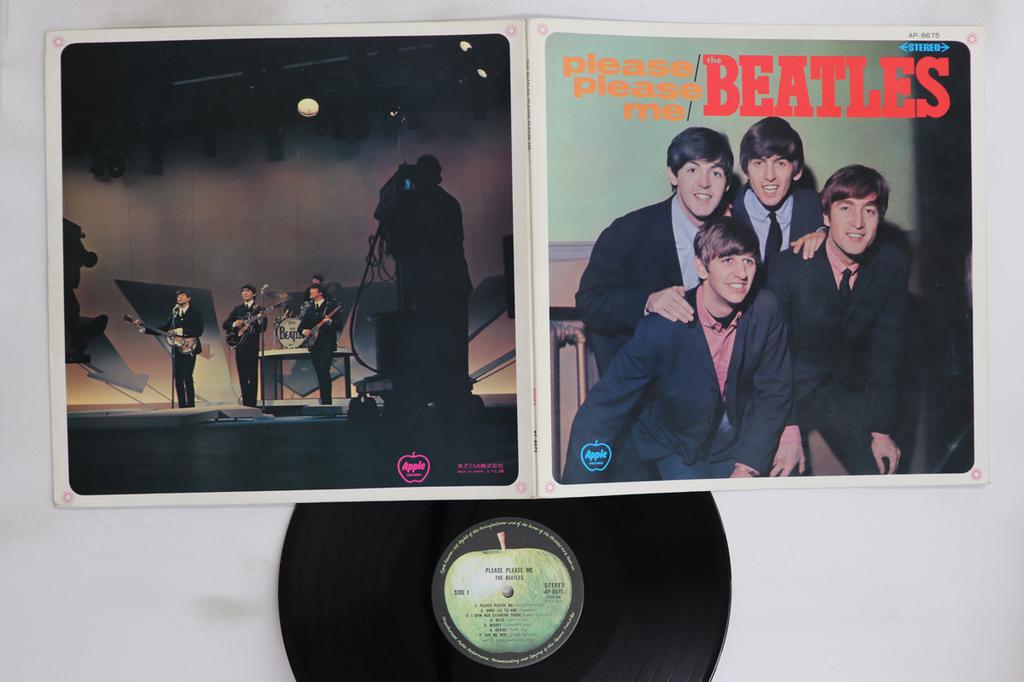 LP Record BEATLES - Please Please Me AP8675 APPLE 1969 Japan Rock Used