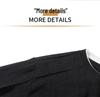 Men's Black Gray Hoodie - Trendy Washed Fabric, Fake Two-Piece Design, 260g