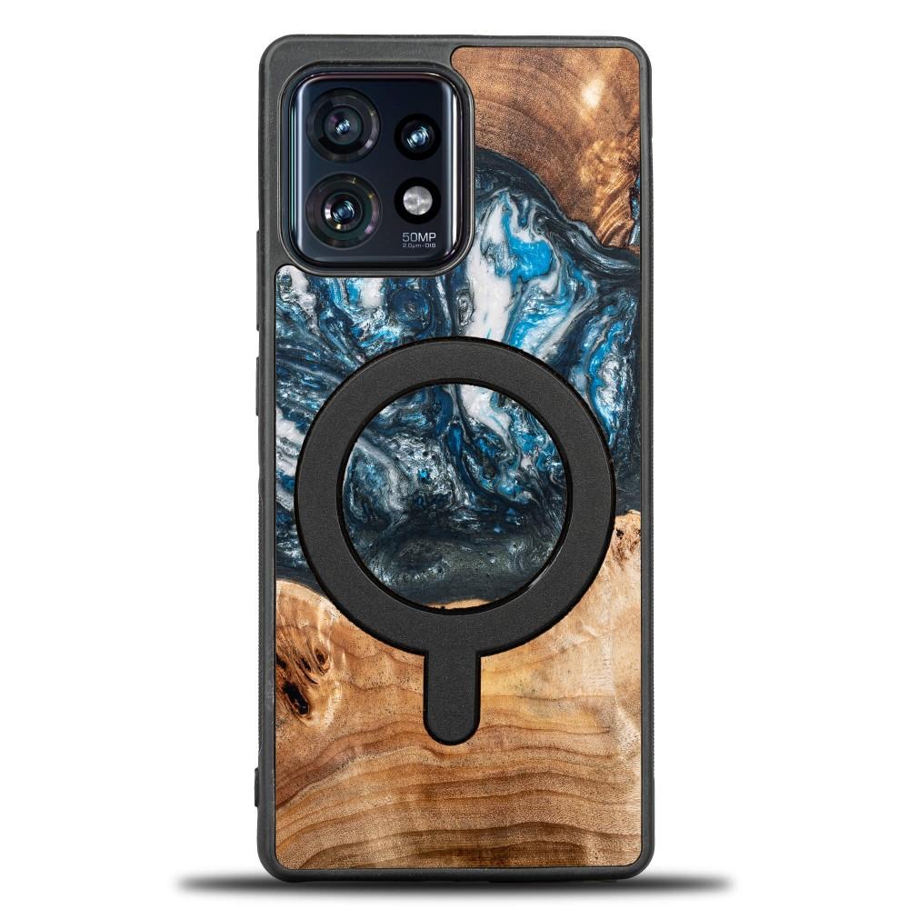Bewood Unique case for Motorola Edge 40 Pro - Planets - Earth with MagSafe