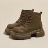 Women's Ankle Boots and Short Boots Lace-up Breathable Casual Women Boots  Motorcycle Boots Female for Spring and Autumn