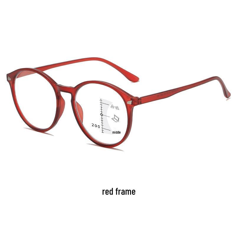 Retro Bifokale und Progressive Multifokale Lesebrillen für Mittelalte & Ältere, Blaulichtfilter