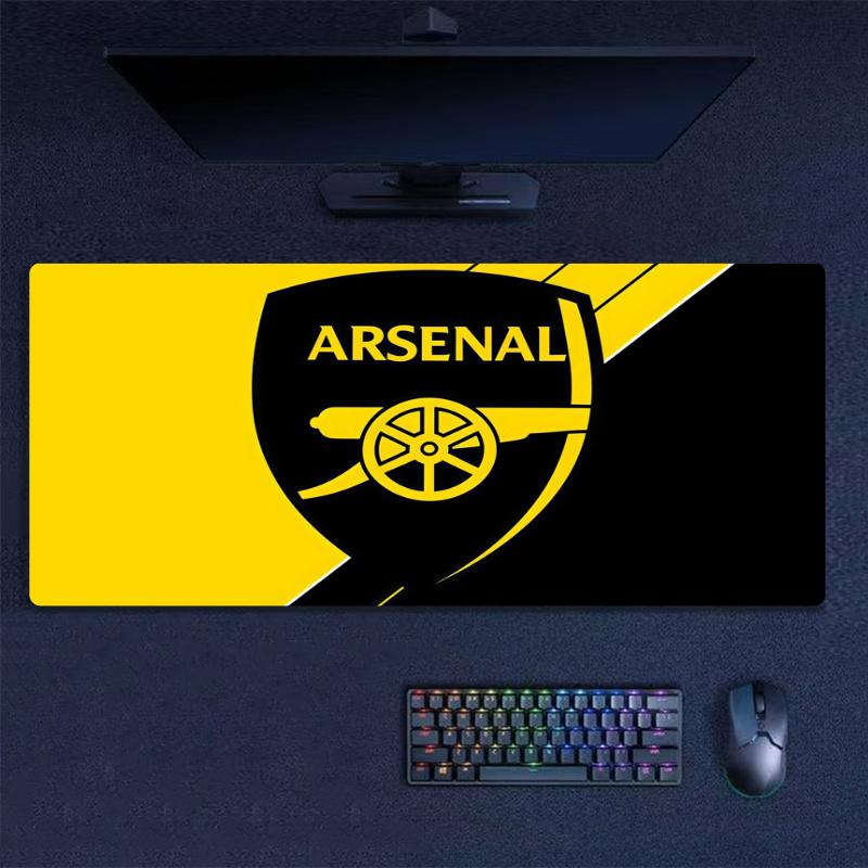 Arsenal Print Polštář Protiskluzová podložka pod notebook/tablet Velká podložka pod myš XXL Podložka pro Mini PC Hrací podložka S uzamčeným okrajem