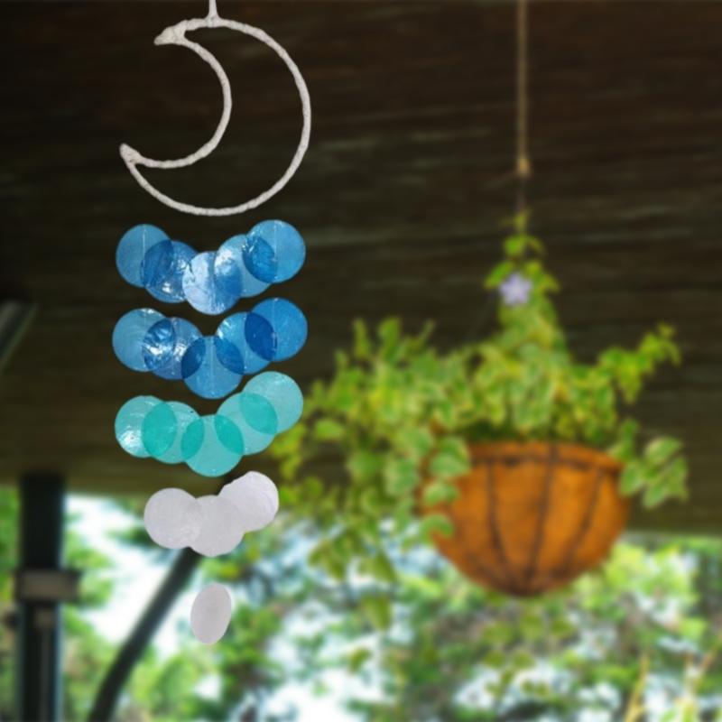 Lightweight Handmade Seashells Wind Chime With Coastal Design Perfect For Garden Yard Porch Tree Branch Balcony Hanging