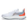 Li Ning YueYing Element Comfortable Fabric Cushioning Slip Resistant Rebound Low top Running Shoes Men's White Orange ARHS007-6