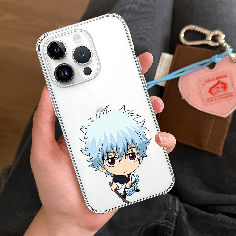 Phone Case For Samsung S26 S25 S24 S23 S22 S21 S20 FE Note20 Note10 Plus Ultra Lite Edge Amine G-Gintama 5G Clear Soft TPU Cover