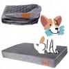 Orthopedic BEDDING Cushion for a Medium Dog 90x66x10 Ukory GRAY