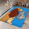 Cartoon Lady and the Tramp rug, suitable for bedroom, living room and other home décor, fluffy square rug, soft area rug, play