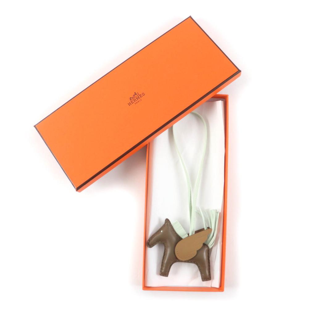 Pristine HERMES Bag charm Rodeo Pegasus PM Anyo Miro Women Used
