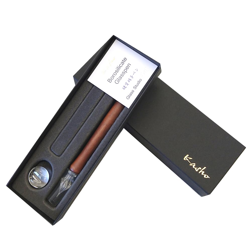 

Studio Kasou Wood Glass Pen Premium Gift Box New Type (Brown) коричневый