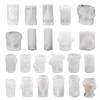 Dwarf Silicone Mold Easy Releasing Moulds Reusable Crafting Moulds Candle and Soaps Moulds Silicone Texture for Crafting