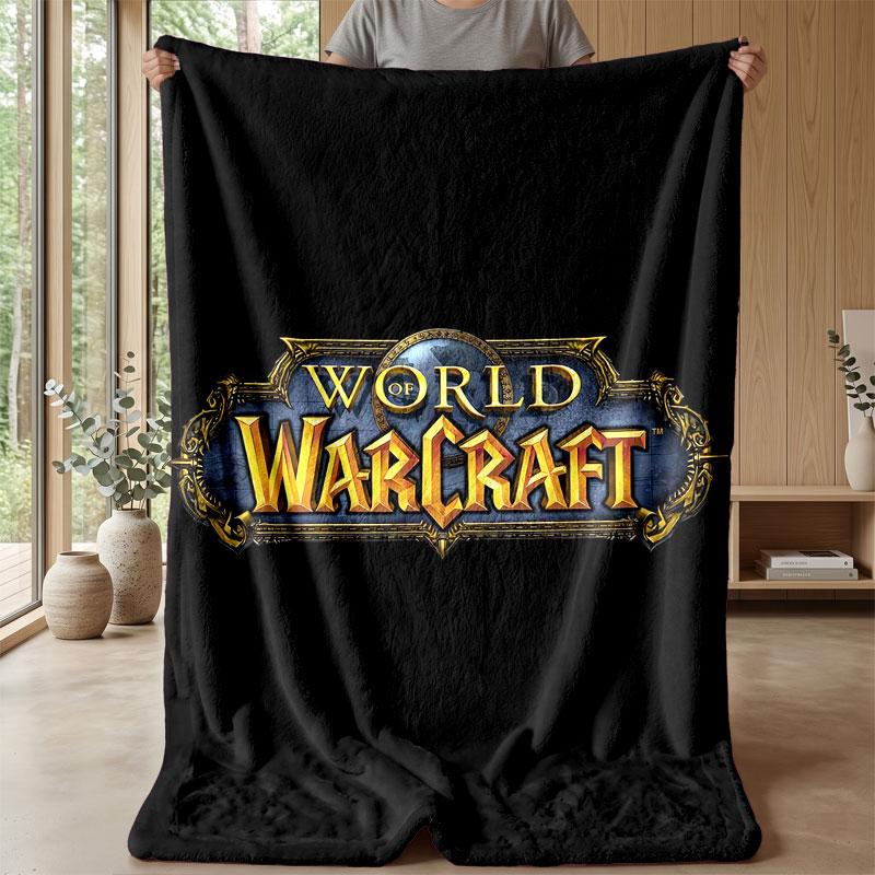 Soft Flannel Blanket Lightweight Cozy Bedroom Living Room CoverWorld of Warcraft