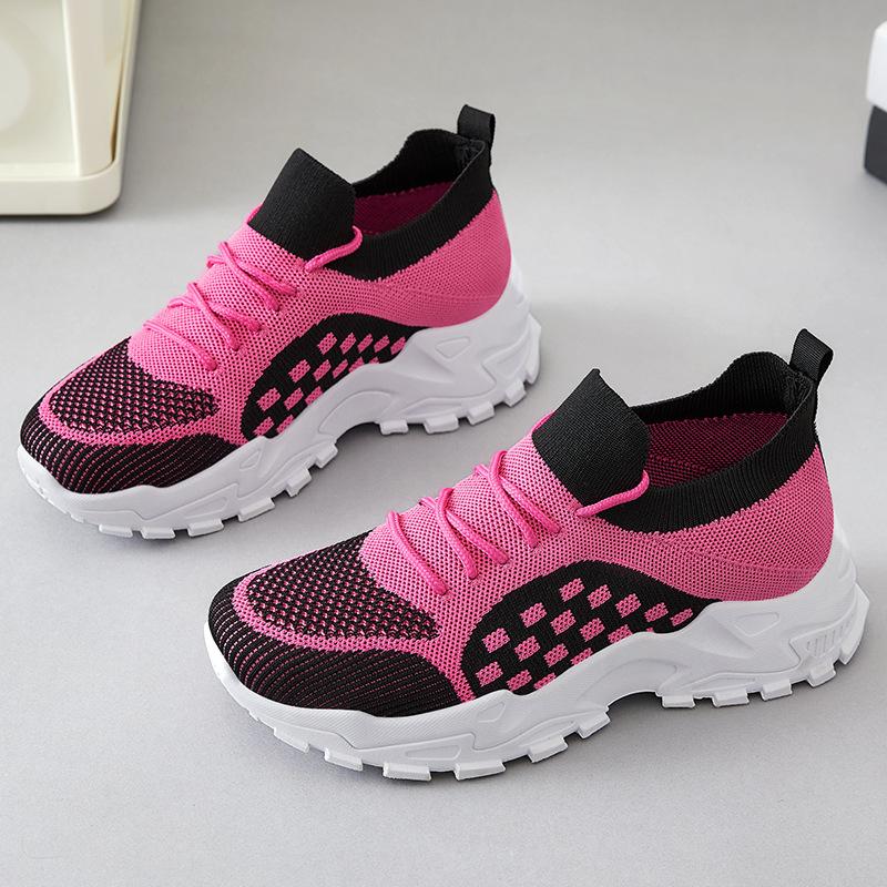 Shoes women's versatile summer new women's shoes soft sole not tired feet comfortable breathable platform shoes fashion sports shoes