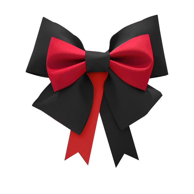 

XL EVA Задній фон «Метелик» для весіль, вечірок та заходів Black+red color block bow
