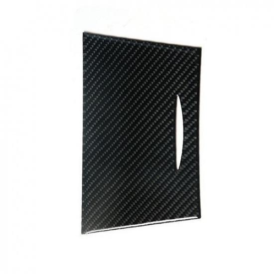 Carbon Fiber Center Storage Box Panel Cover Trim Fit For Camry 2007-2011