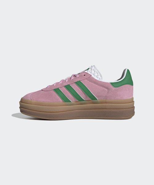 [Adidas] Gazelle Bold - Pink:Green IE0420