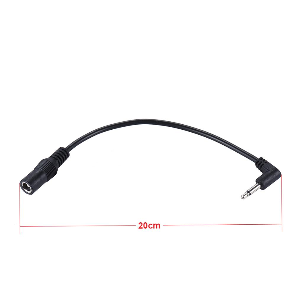 5.5mm * 2.1 2.5mm To 3.5mm(1 8 ) Positive Tip Power Supply Converter Cable for Guitar Effect