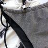Bikini Set Bandage Lesklá dvoudílná sada plavek pro ženy Sexy špagetová ramínka