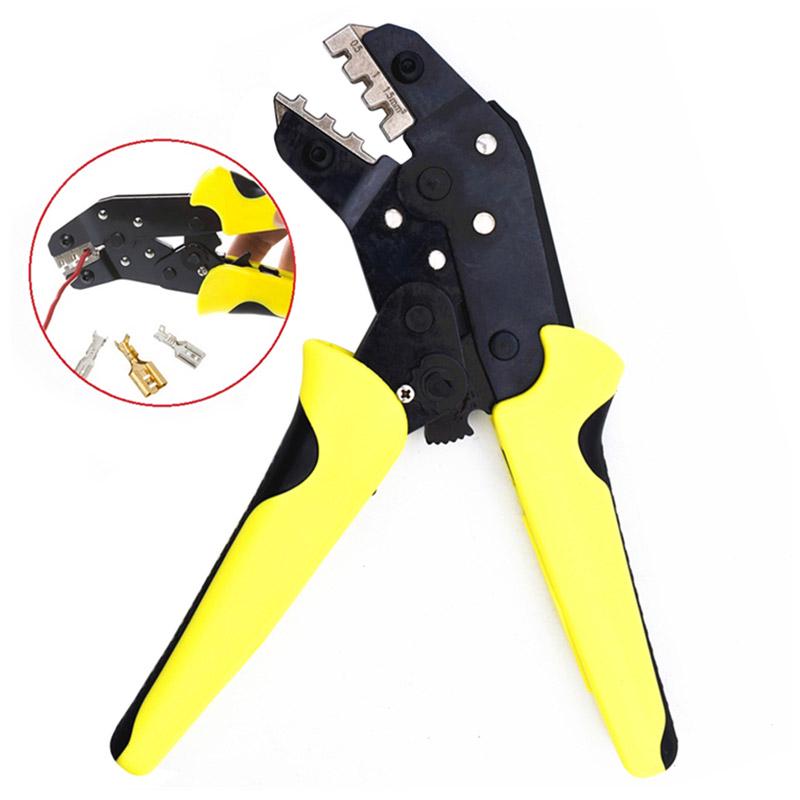 4 In 1 Wire Crimpers Ratcheting Terminal Crimping Pliers Cord End Terminals Tool