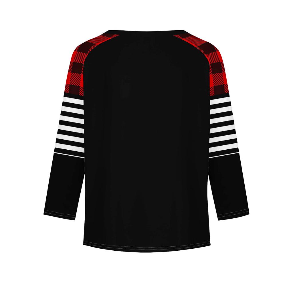 Girls Long Sleeve Christmas Day T Shirts Kids Fall Tops Crewneck Basic Tees 5-14Y