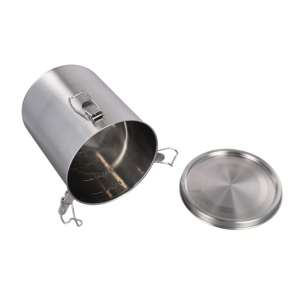 Rust Resistant Stainless Steel Food Storage Canister 520 1000 1600 2500ml