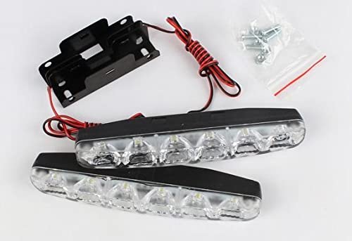 SakaSK LED diurno CC 12v Uso Generale Impermeabile Bianco Veicolo