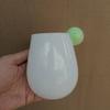 Cute Candy Colored Glass Cup, Creative Small Ball Milk Juice Cups, Women's Colorful Bubble Ball Cup, Heat-resistant Coffee Mug