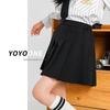 Moonkids Girls' Black Pleated Sport Skirt