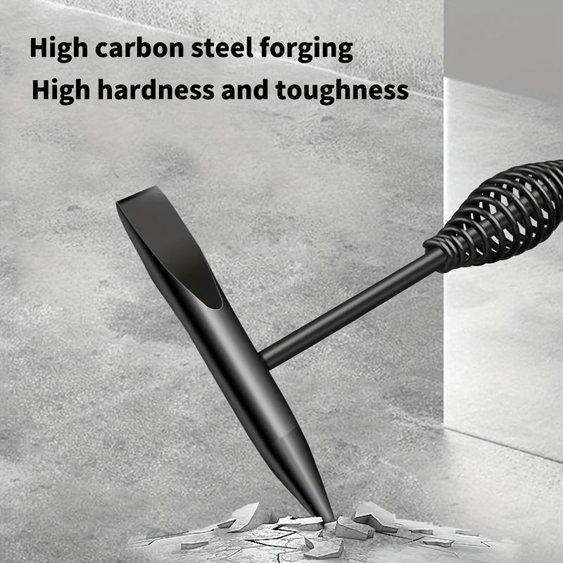 A High- Welding Hammer with a Spring Handle, Designed for Welders to Remove Rust, Used As a Slag Hammer for Metalworking And Processing Equipment