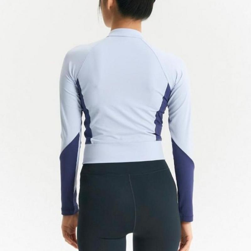 New Balance Women S eSSentialS Zip Up raSh Guard Nbmde2w702 50