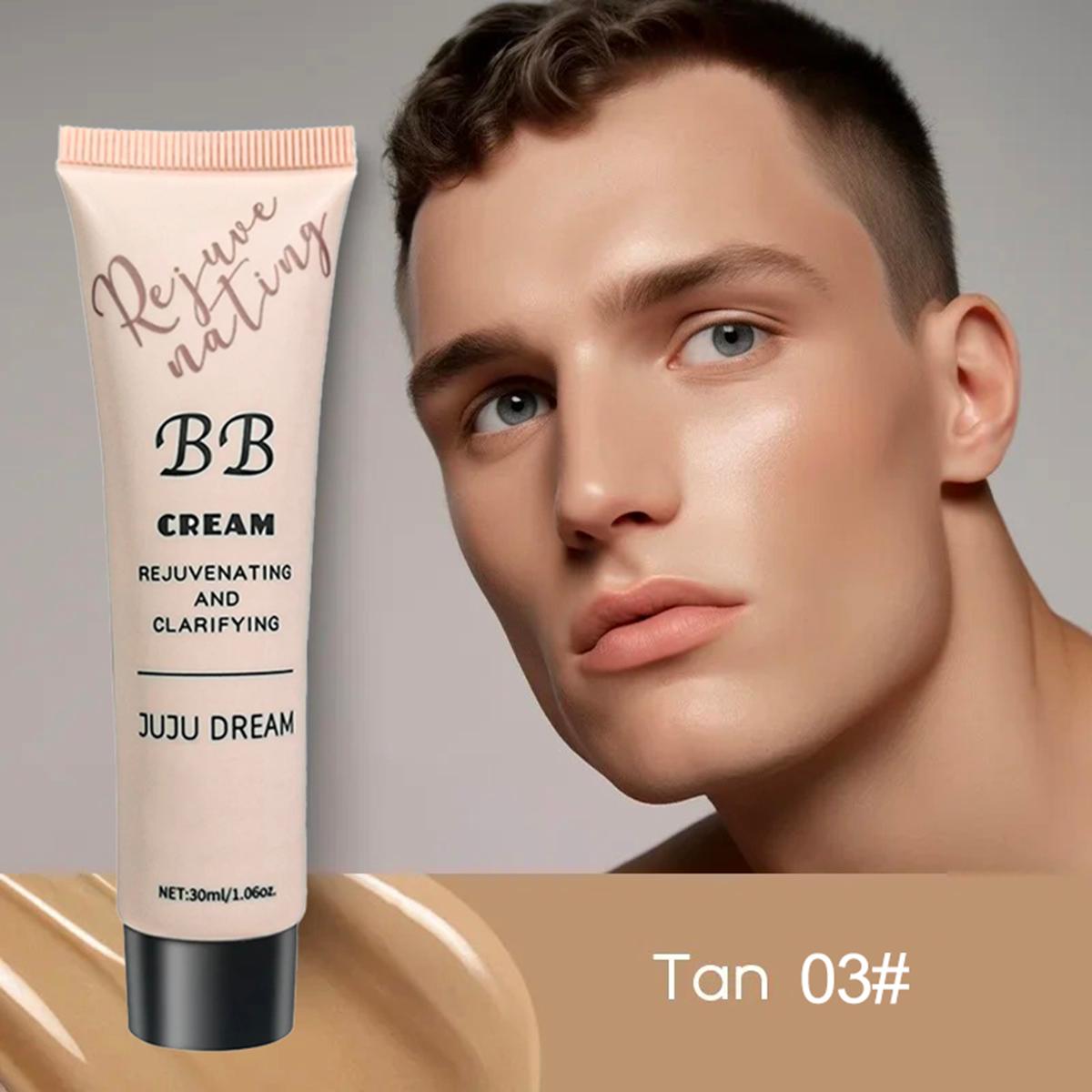 BB Cream voor Mannen – Volledige Dekking, Waterdicht, Langhoudend, Natuurlijke Matte Finish, Gecertificeerd, Huidvriendelijk, Snelle Basis voor Alle Looks
