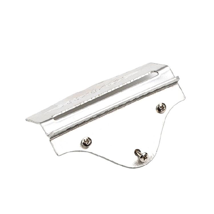 14 Strings Metal Mandolin Tailpiece with Mounting Screws Replacement Parts