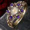 Fashion Quartz Watch For Women With Diamond Inlay And Alloy Bracelet