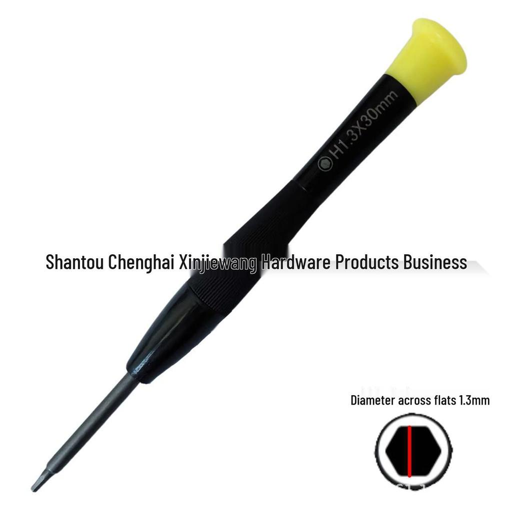 High Hardness S2 Hex Socket Screwdriver H1.5MM Wrench for Model Aircraft Disassembly, Hexagonal H2.5