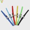 Multi-Color Elastic Library Ribbon Bookmark with Metal Pointer