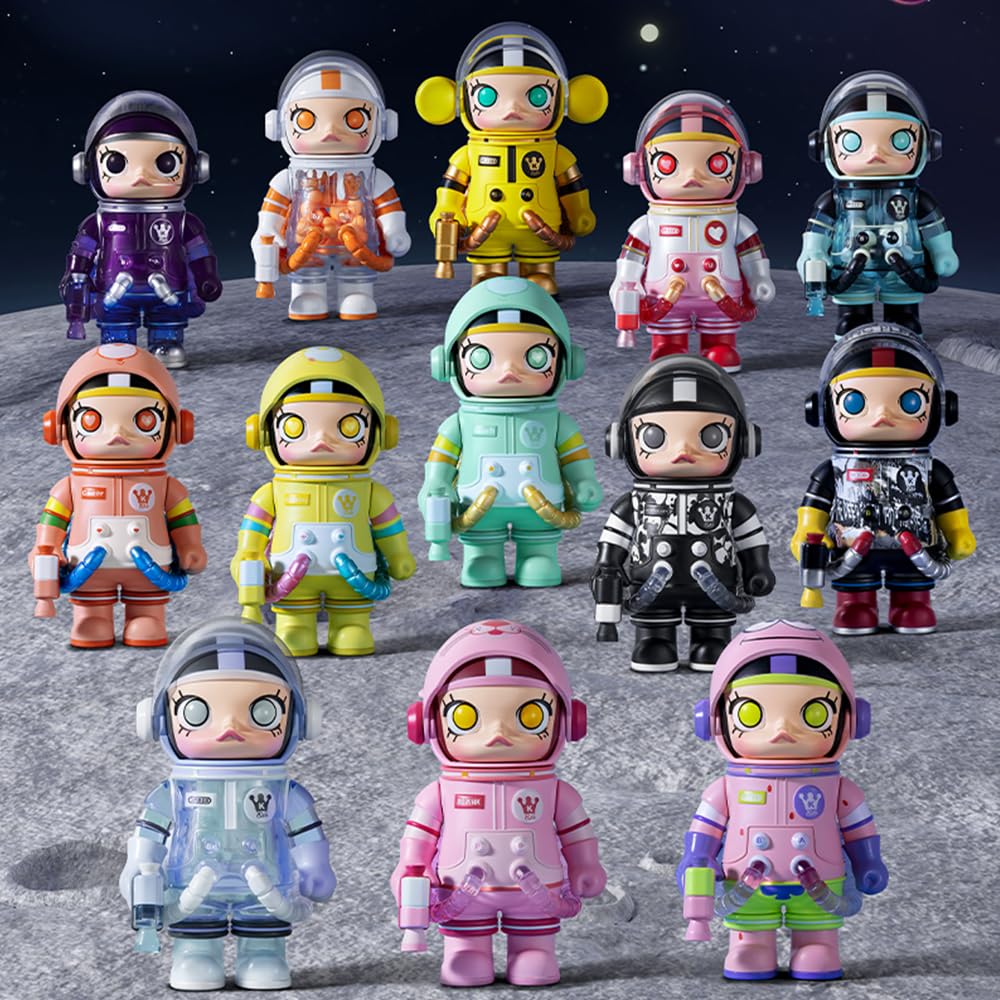 POPMART MEGA SPACE MOLLY Series PopMart Gachapon Blind Box Figure Plastic Model Premium Toy PVC Soft Vinyl Original Character Birthday Gift 100%