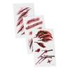 Halloween Temporary Tattoos for Body Decoration 30Pcs Realistic Scars Stickers