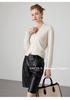 Women's Soft Cashmere V-neck Button-up Cardigan - 2023 Autumn/Winter Collection