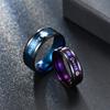 Fashion Couple Rings Her King His Queen Statement Ring Romantic Stainless Steel Crown Ring Anniversary Wedding Band  Gift