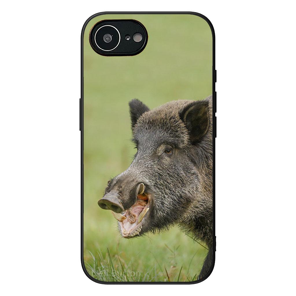 Wildschwein Schwein Handyhülle für Samsung Galaxy A36 A17 A26 A07 A35 A54 A53 A13 A33 A34 S8 S9 S20 S21 FE S10 Plus Hülle