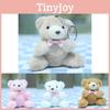 Soft And Cuddly Teddy Bear Plush Keychain Charming Cartoon Bear Accessory For Bags And Keys