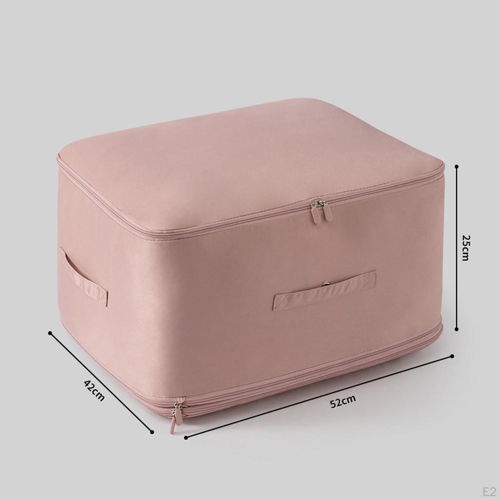 Self Compression Organizer Bag Quilt Storage Multifunctional Clothing Tote