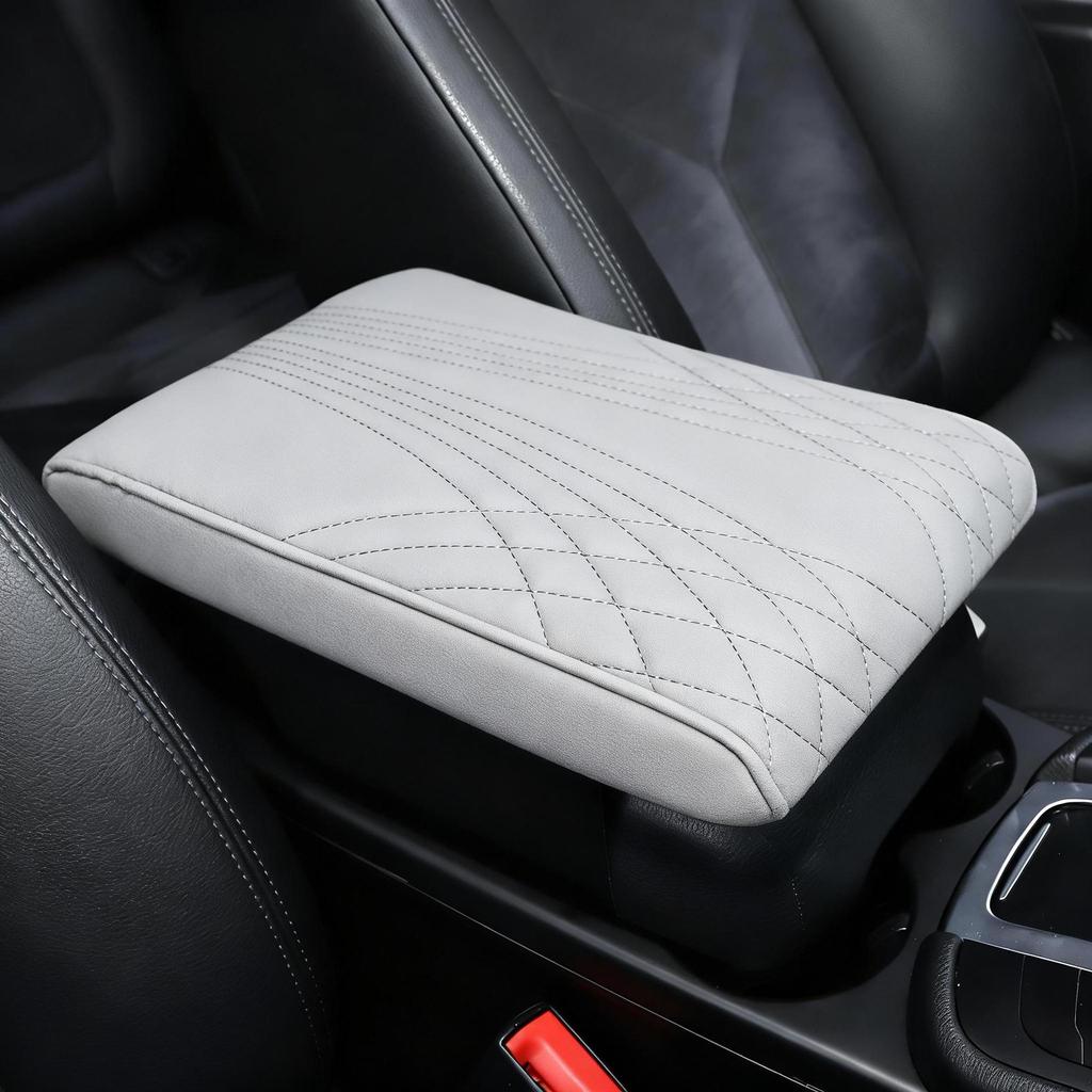 Universal Car Armrest Pad: Memory Foam Center Console Storage & Protective Cover