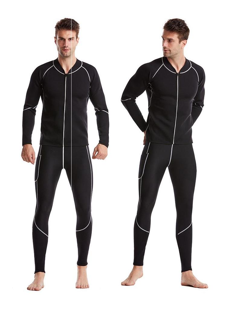 Men's Neoprene Sweat-Inducing Fitness Vest for Body Shaping