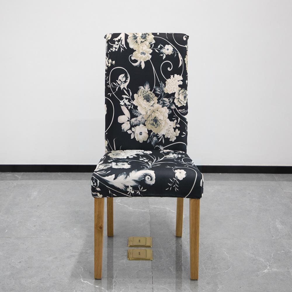 Elastic Dining Chair Cover Home Wedding Chair Cushion Removable Slipcovers Protector Anti-Dust Furniture Decor For Banquet Party