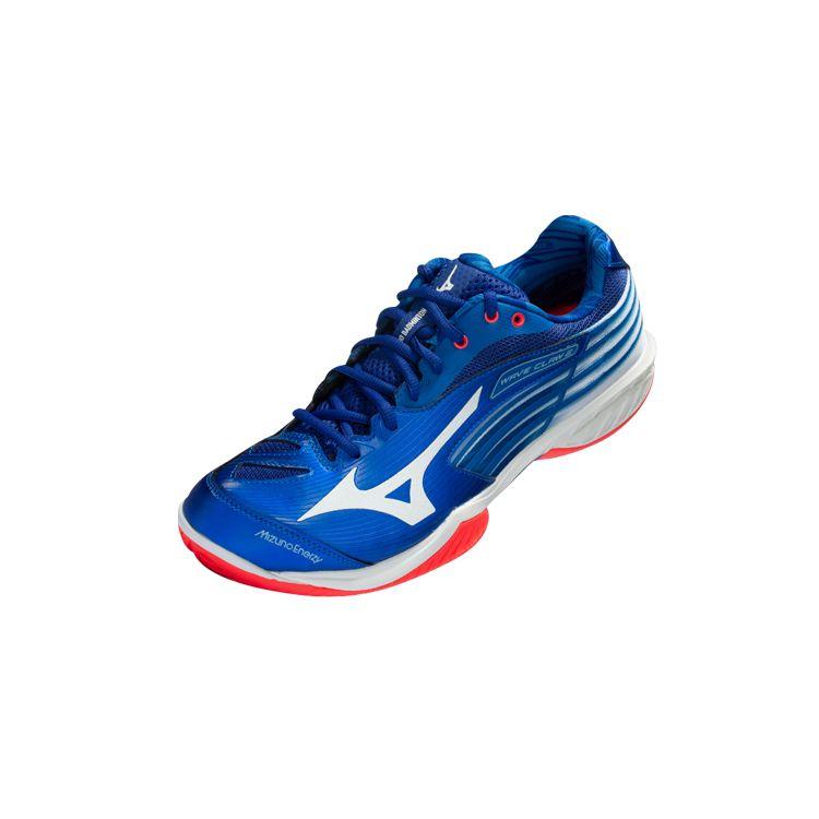 Mizuno Wave Claw 2 Low Top Non-Slip Durable Shock Absorbing Badminton Shoes Unisex Shoes Blue White 71GA211022