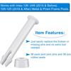 36-12 Packs Plastic Pool Joint Pins with Rubber Seals for Intex Round Metal Frame Connector Nail Pin Swimming Pool Accessories