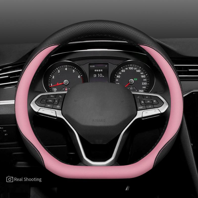 Pro VW Volkswagen Tera Teramont Potah Volantu Kůže Ultratenký Protiskluzový Prodyšný Potah Madla Auta Interiérové Doplňky