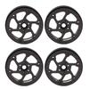 4PCS 2.2 Inch Carbon Fiber RC Wheels Rims High Strength Lightweight RC Crawler Wheel Hub for 1 10 RC Crawler Car