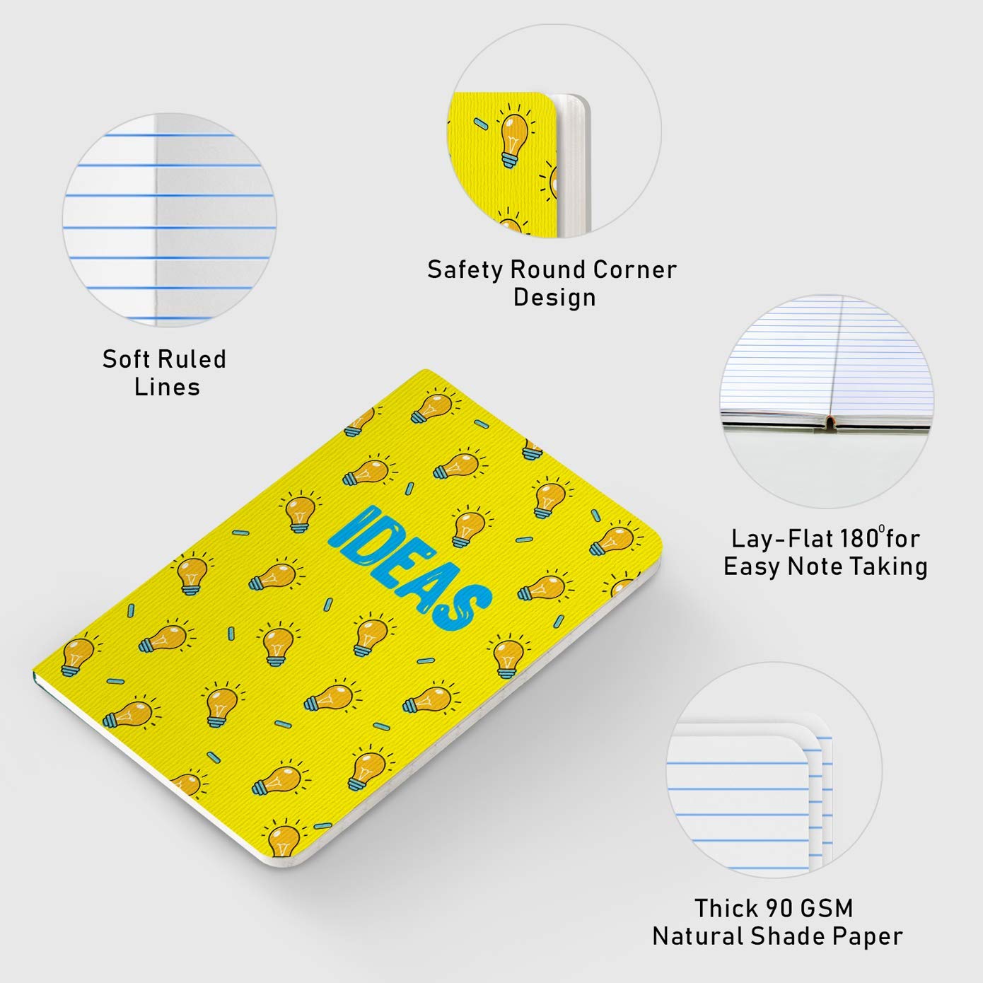Factor Notes Notebook: 90 Gsm, B6, Ruled, 112 Pages Journal Diary (Idea) b6